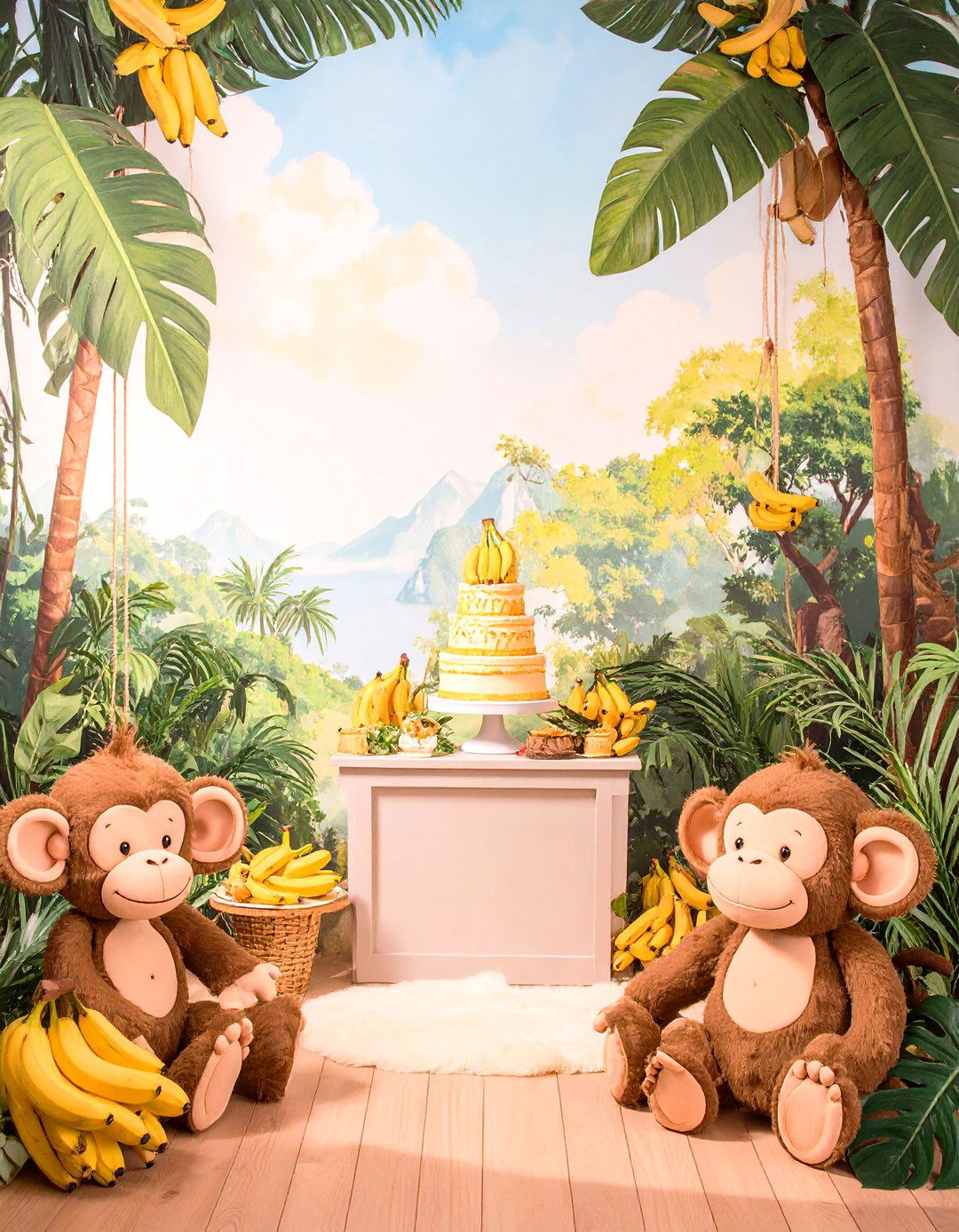 A Two Little Monkeys Jumping on the Bed Shower - 30 twin baby shower ideas