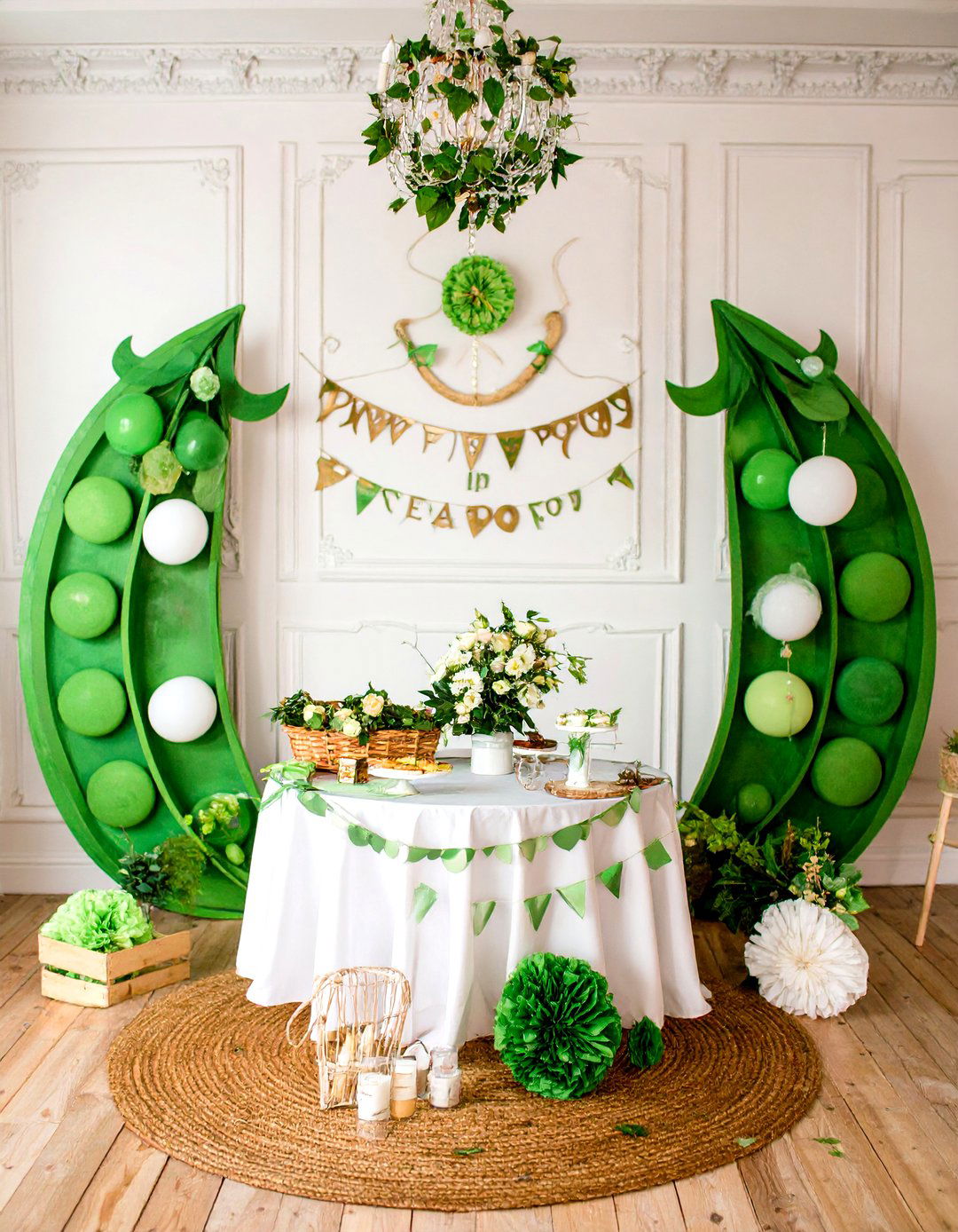 A Two Peas in a Pod Twins Shower - 30 baby shower theme ideas