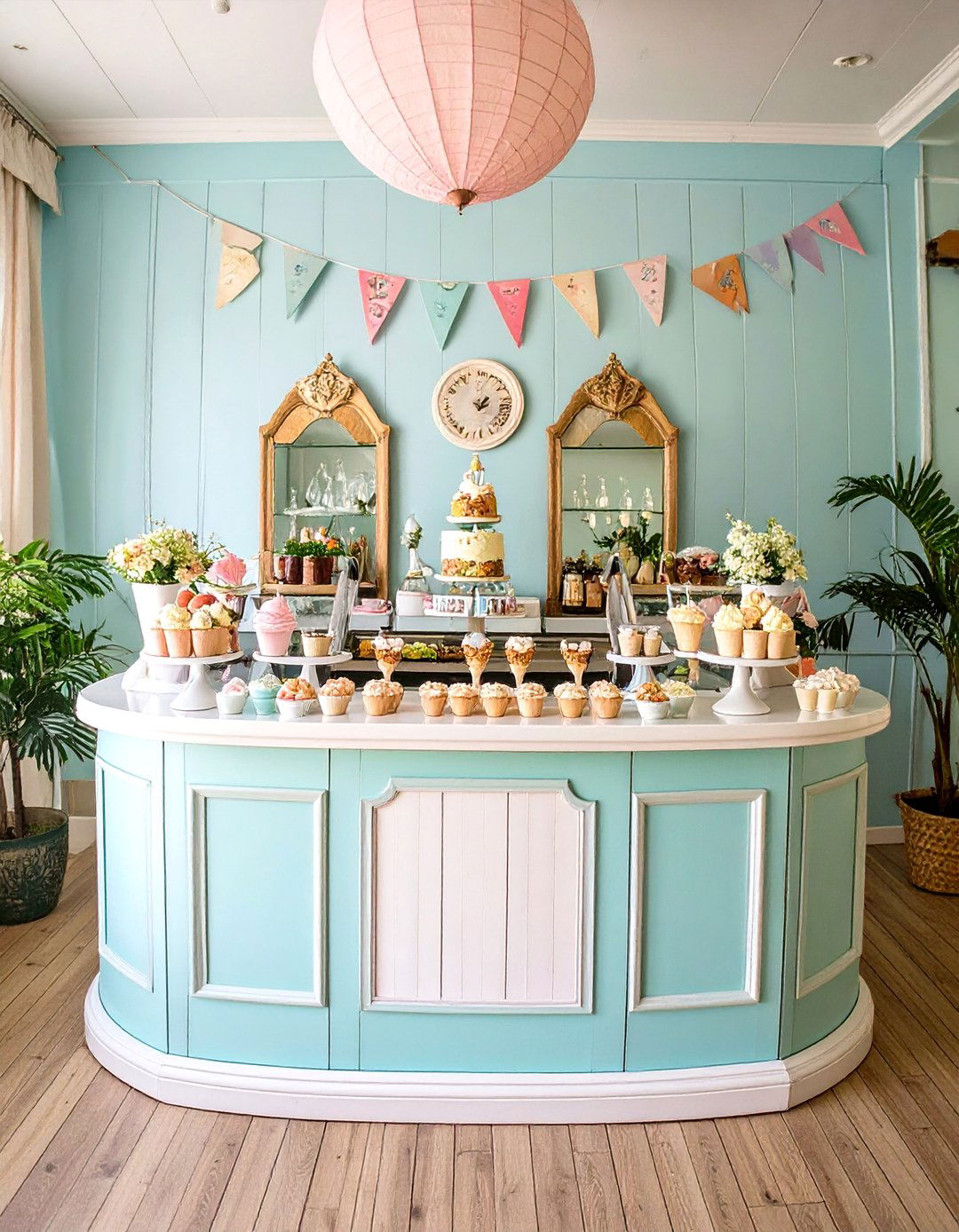 A Two Scoops are Better Than One Ice Cream Social - 30 twin baby shower ideas