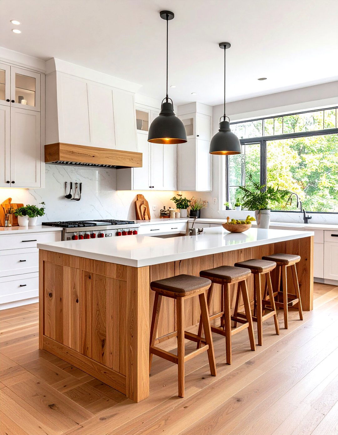 A Two Tiered Kitchen Island Bar - 30 kitchen bar ideas