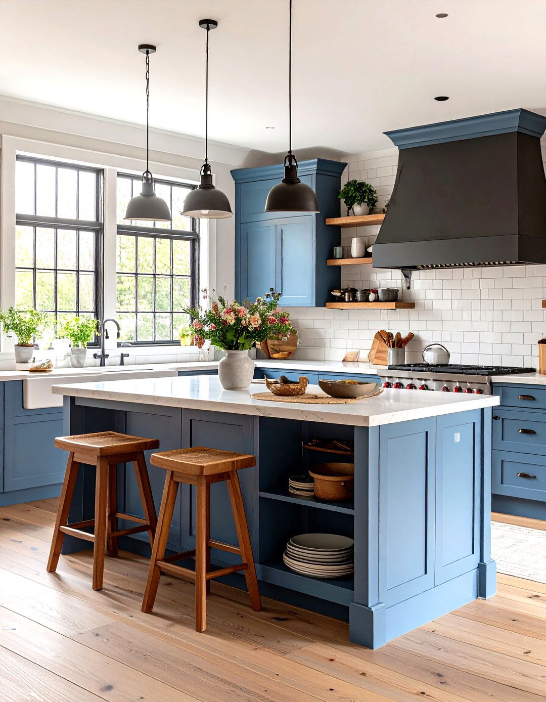 A Two Tiered Kitchen Island - 30 kitchen island decor ideas