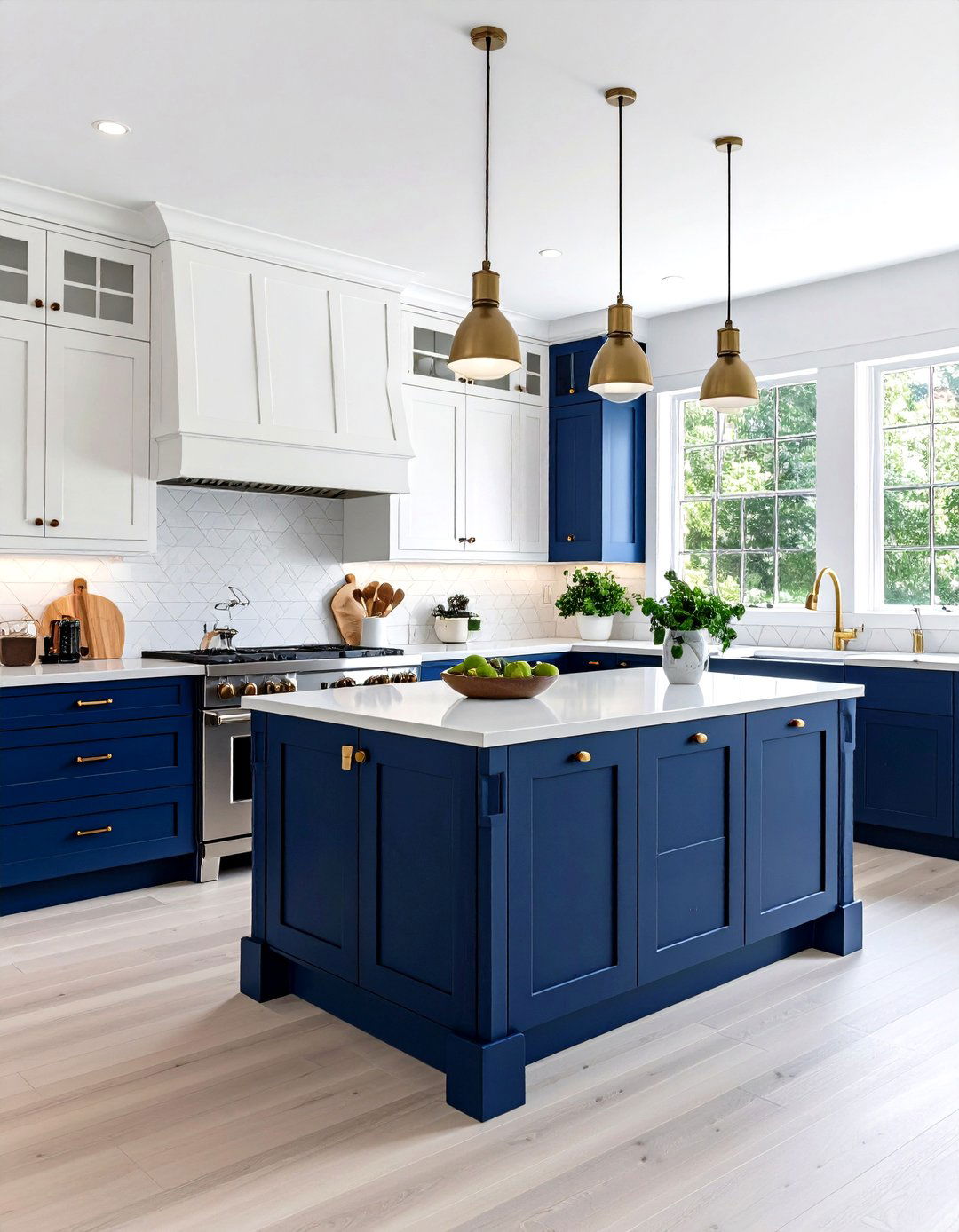 A Two Tone Cabinet Kitchen - 30 kitchen design pictures ideas
