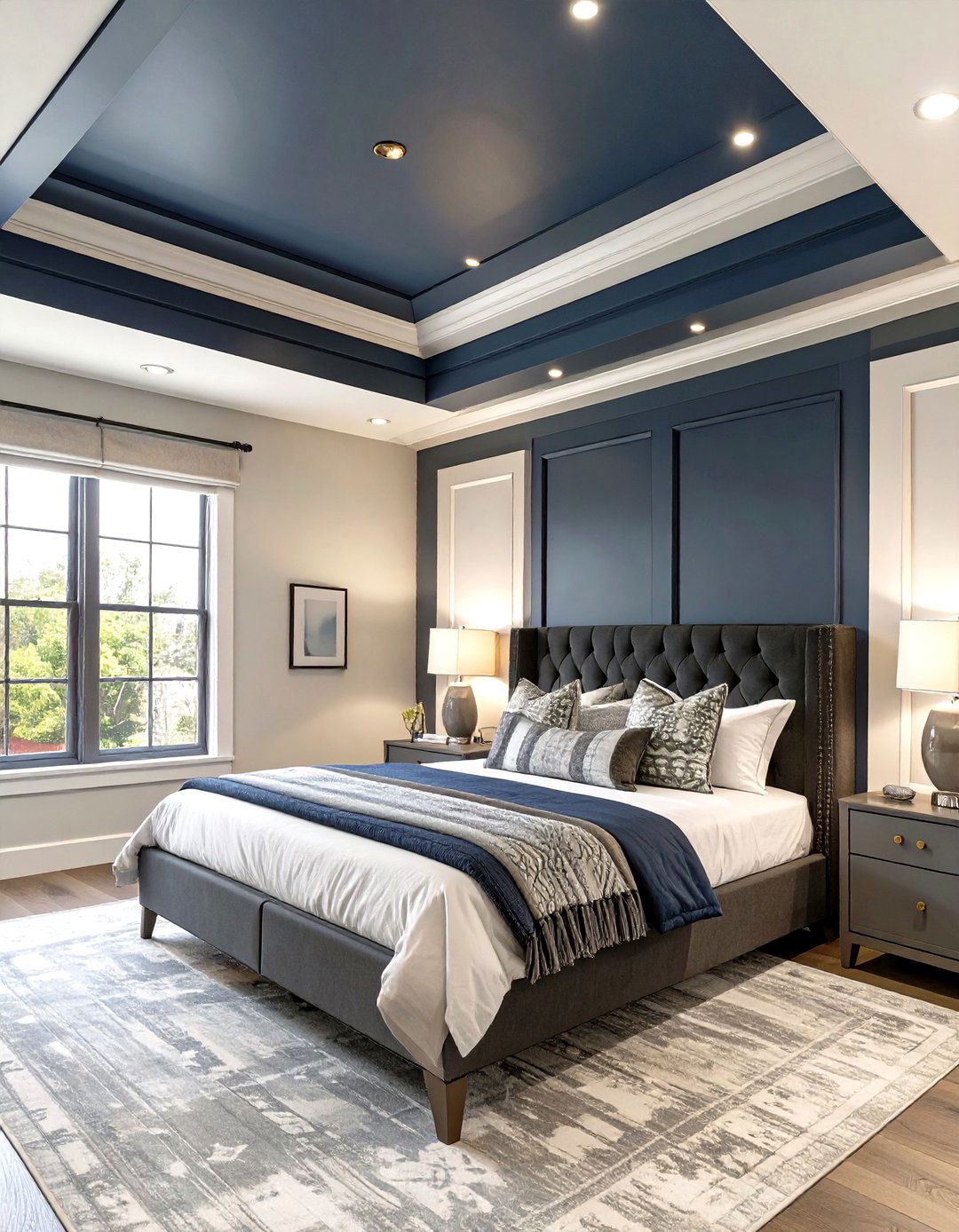 A Two Tone Paint Bedroom Ceiling - 30 master bedroom tray ceiling ideas