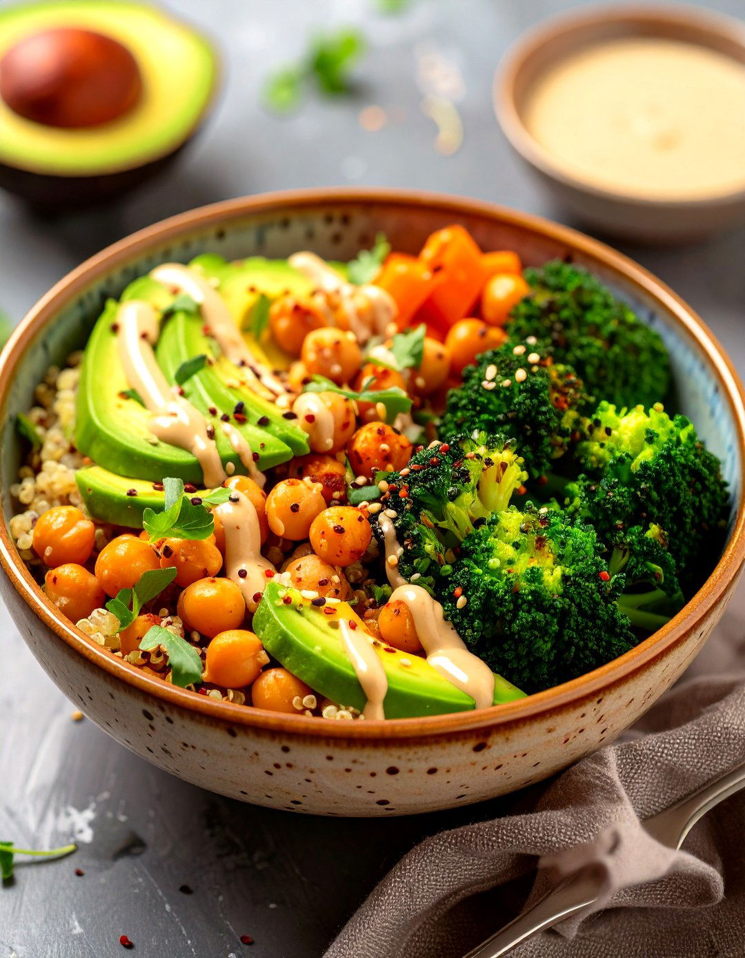 A Vegan Buddha Bowl - 30 office lunch ideas