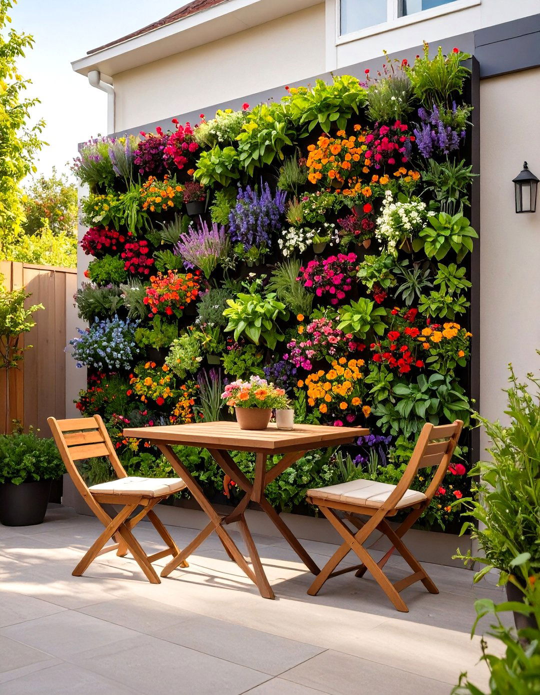 A Vertical Garden for Small Spaces - 30 design your backyard online free ideas