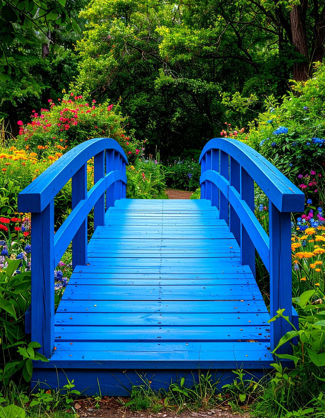 30 Stunning Garden Bridge Ideas for Your Water Feature - We Love Home Blog