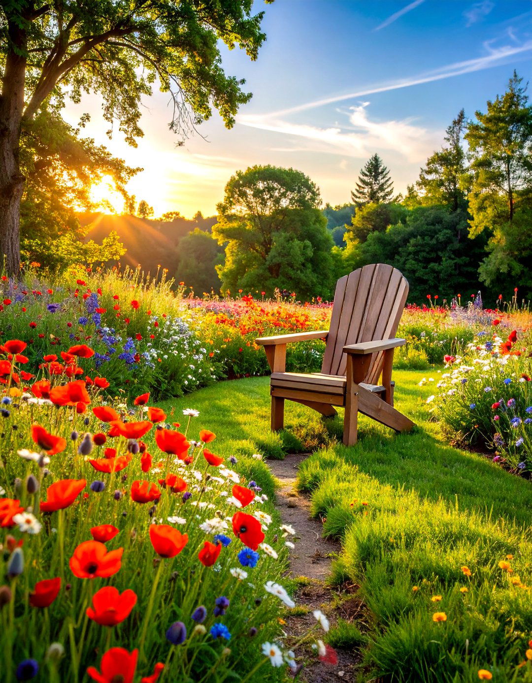 A Vibrant Wildflower Meadow - 30 easy landscaping ideas