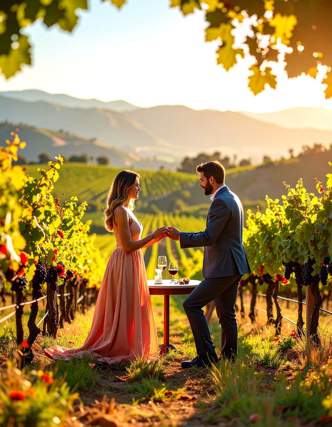 A Vineyard Tour and Tasting Proposal - 30 outdoor proposal ideas