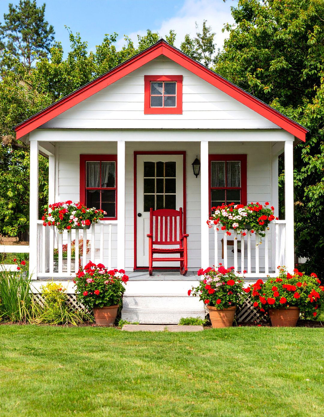 A Vintage Americana Garden Shed - 30 garden shed ideas