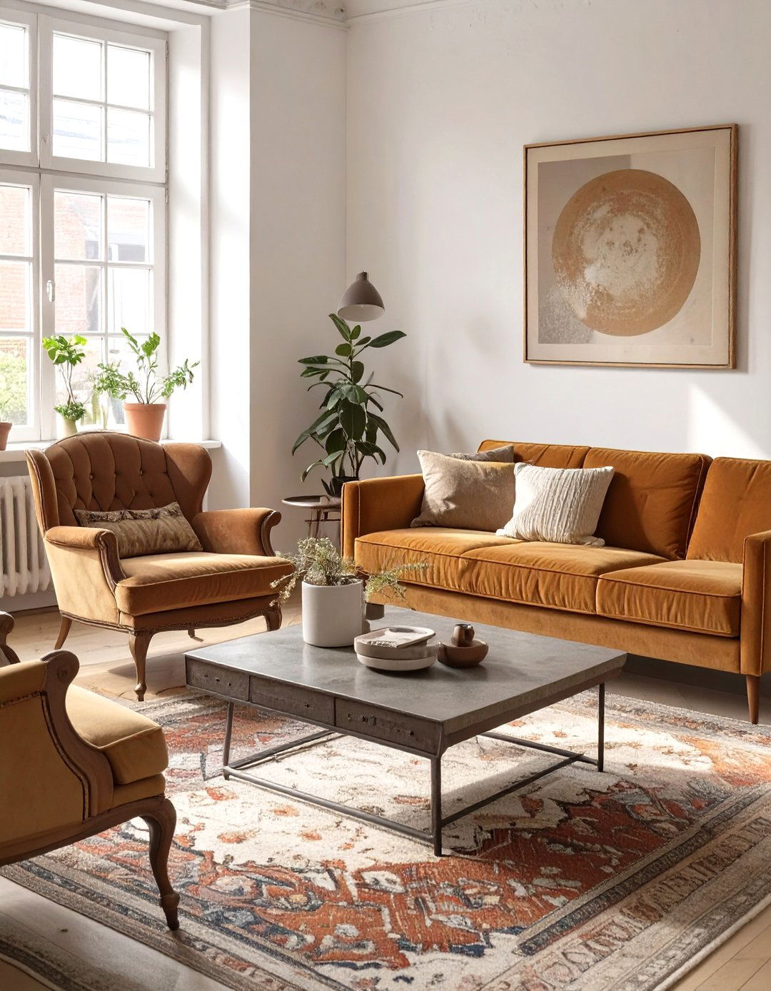 A Vintage Eclectic Living Area - 30 cozy interior design ideas