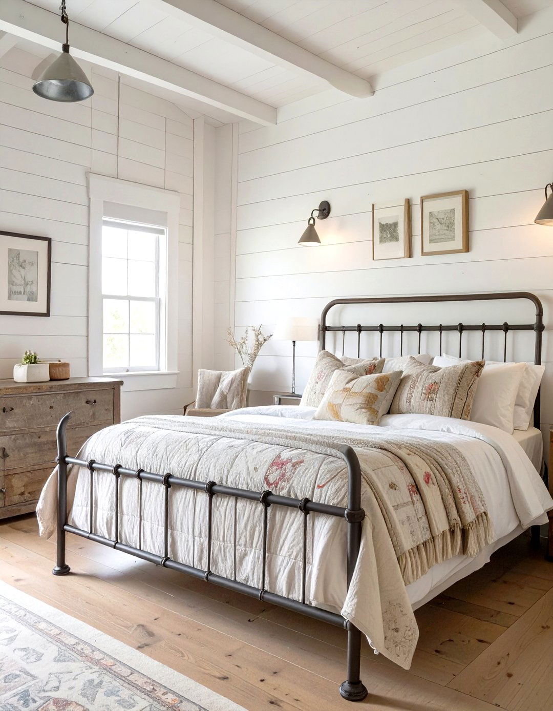 A Vintage Farmhouse Cottage Bedroom - 30 cottage bedroom ideas