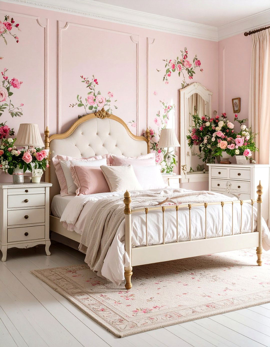 A Vintage Floral Bedroom - 30 10 year old bedroom ideas girl