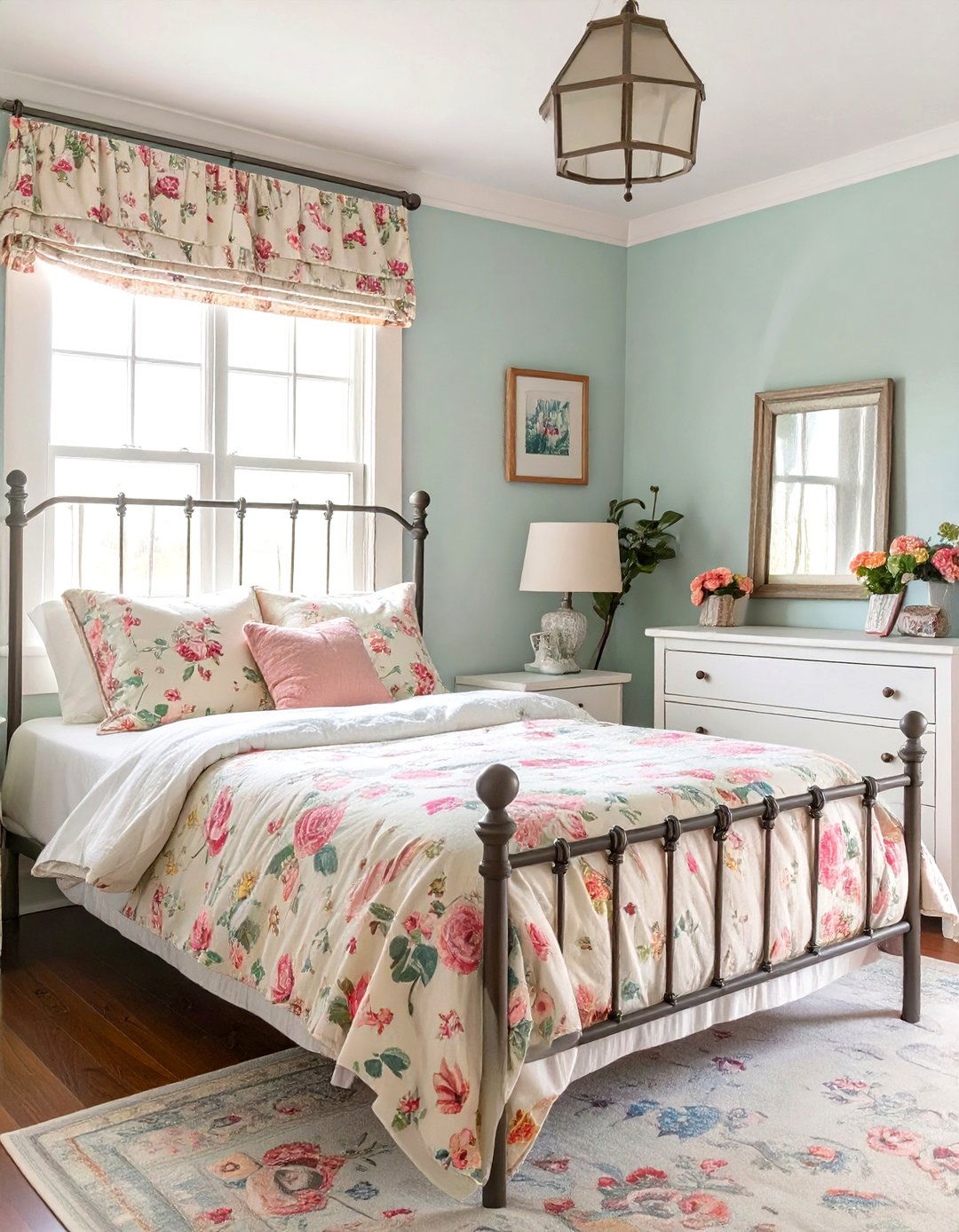 A Vintage Inspired Bedroom with Flea Market Finds - 30 tween girl bedroom ideas