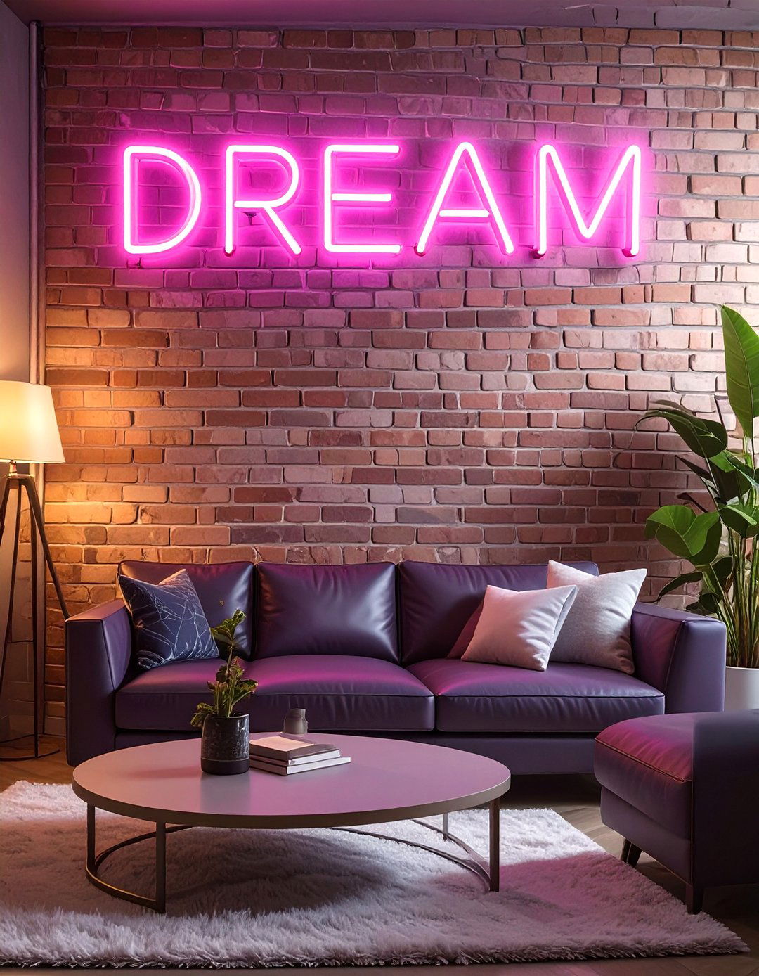 A Vintage Neon Sign as Wall Art - 30 best lighting for interior design ideas