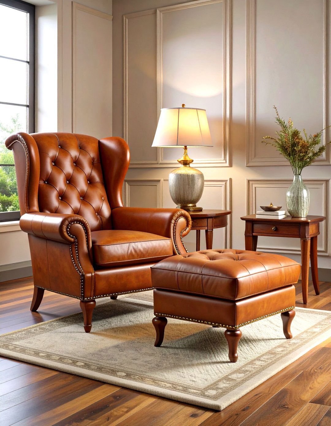 A Vintage Secretary Desk - 30 living room corner ideas