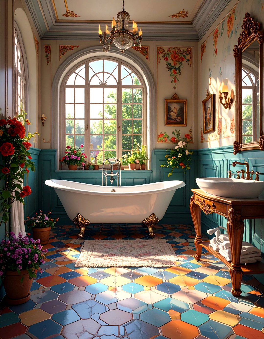 A Vintage Style Bathroom - 30 luxury bathroom ideas