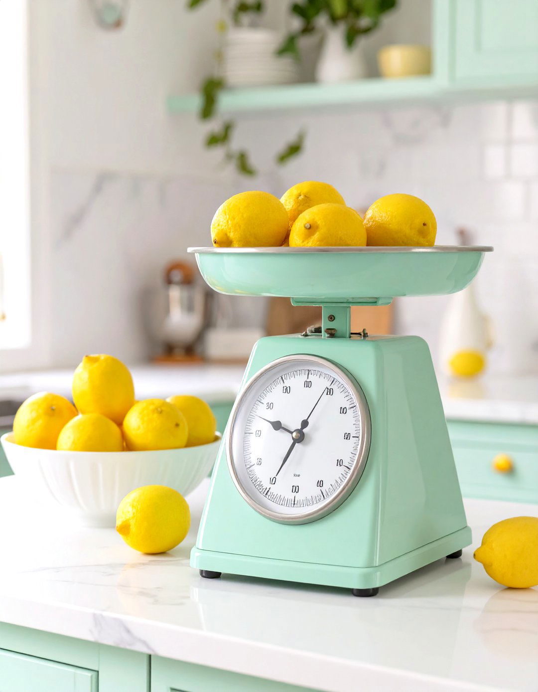 A Vintage Style Kitchen Scale - 30 vintage kitchen trends 2025
