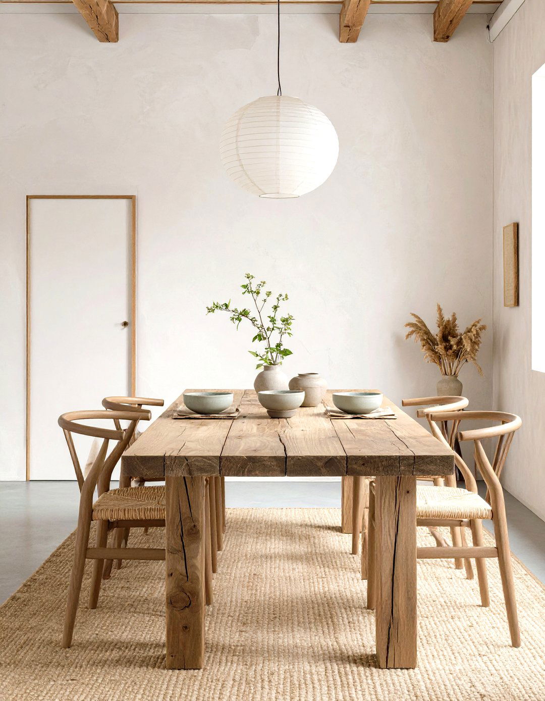 A Wabi Sabi Dining Area - 30 modern japanese interior design ideas