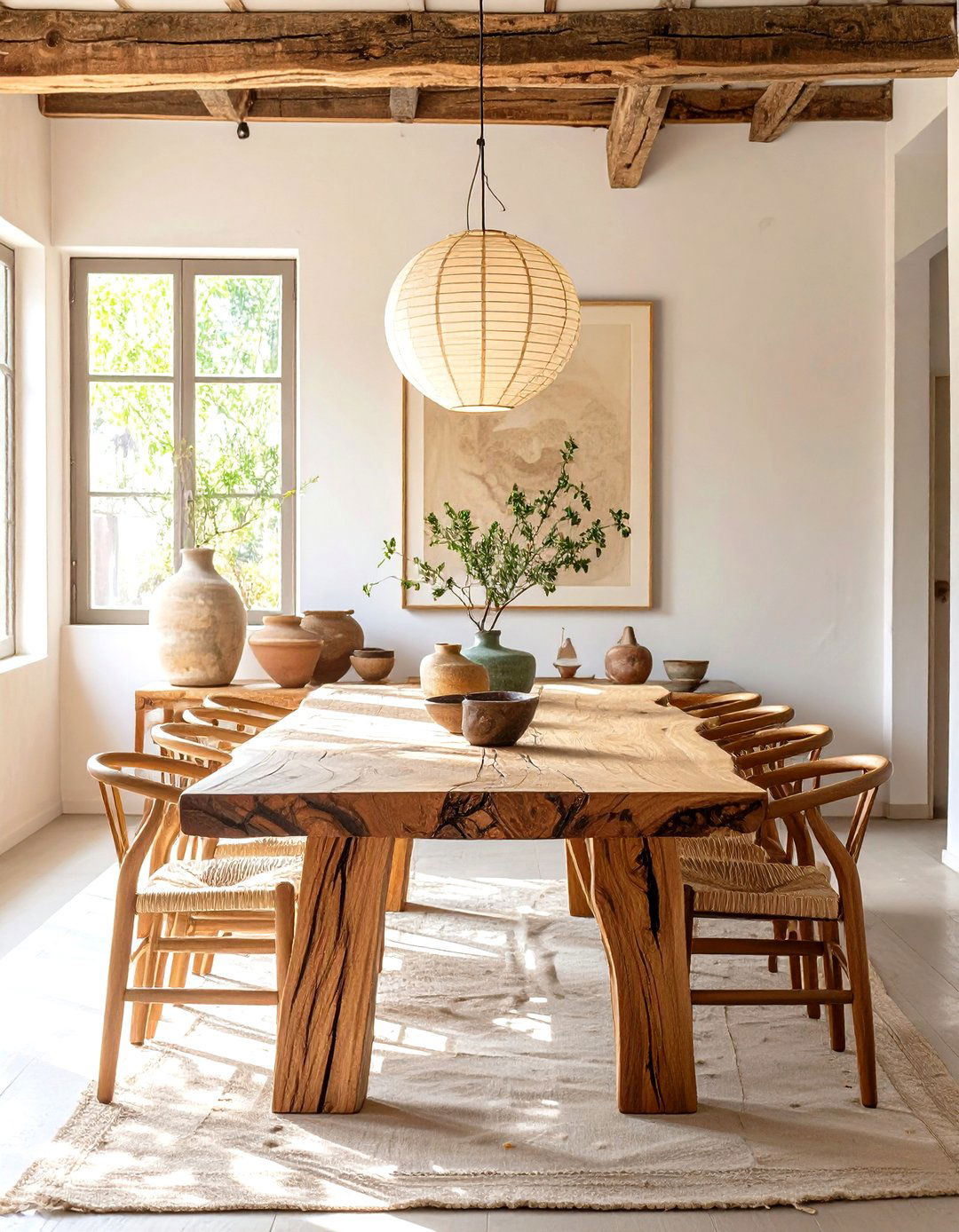 A Wabi Sabi Eclectic Dining Room - 30 modern eclectic interior design ideas