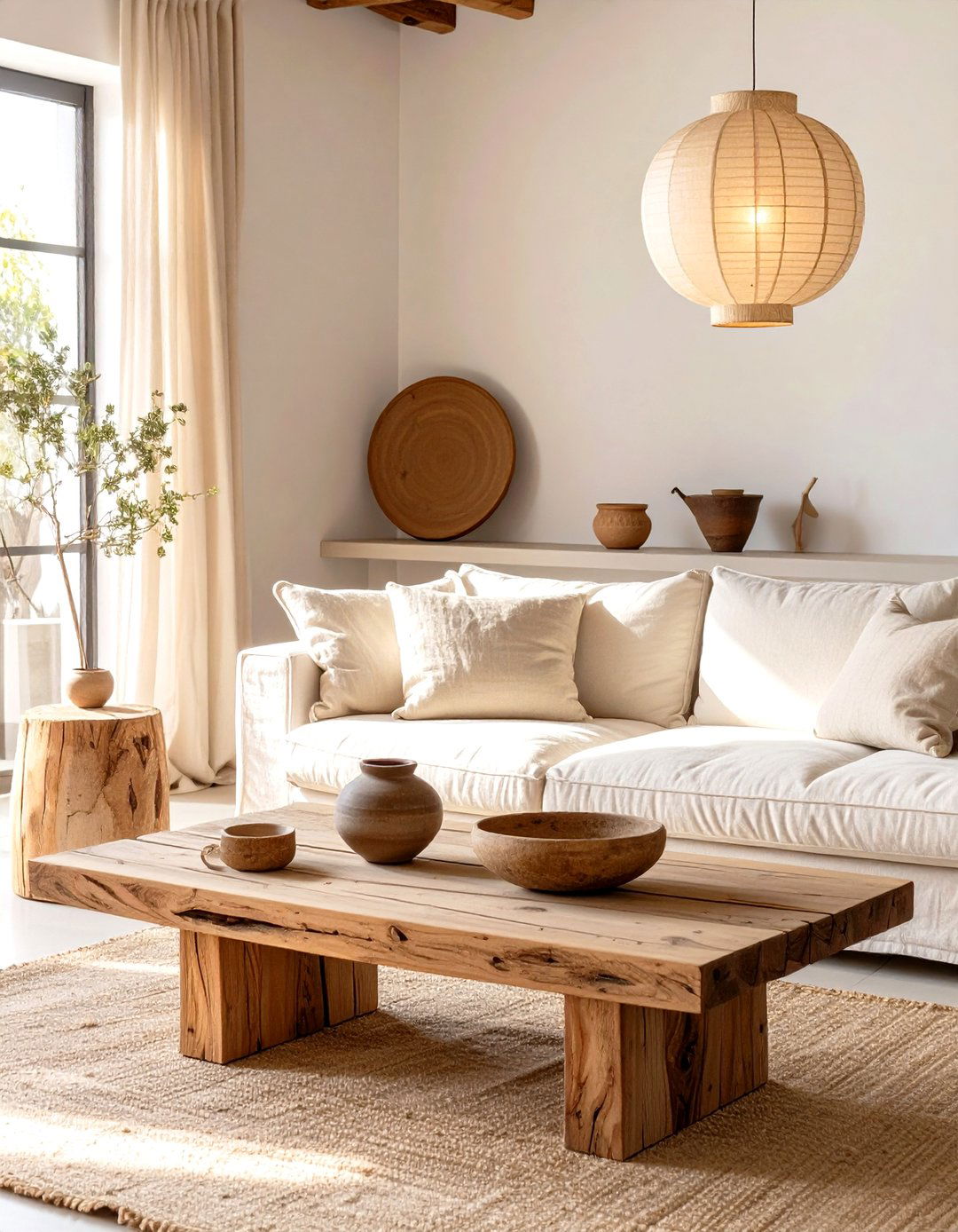 A Wabi Sabi Inspired Living Room - 30 harmony in interior design ideas