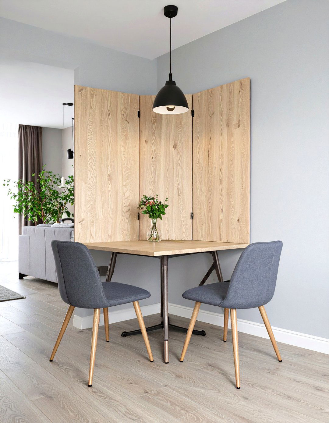 A Wall Mounted Drop Leaf Dining Table - 30 small living room dining room combo layout ideas