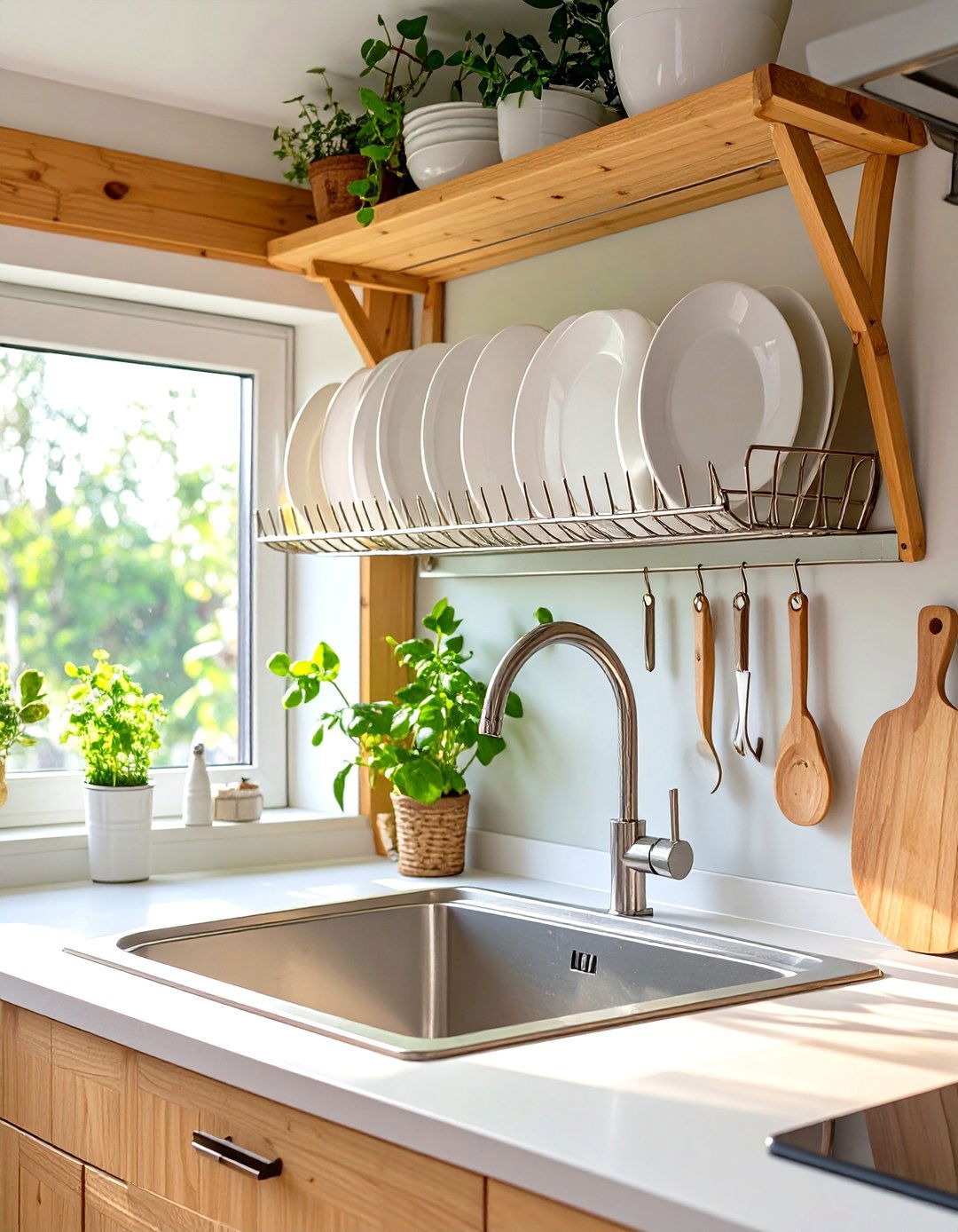 Kitchen Rack Simple Small 30 Clever Tiny Home Kitchen Ideas for Small Spaces - We Love Home Blog