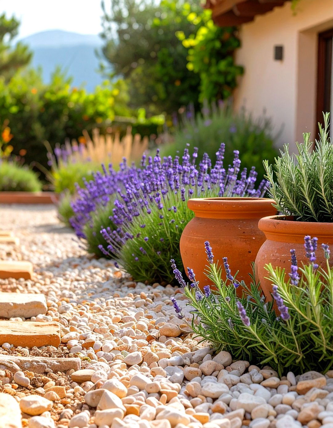 A Water Wise Mediterranean Herb Garden - 30 free landscape design online ideas