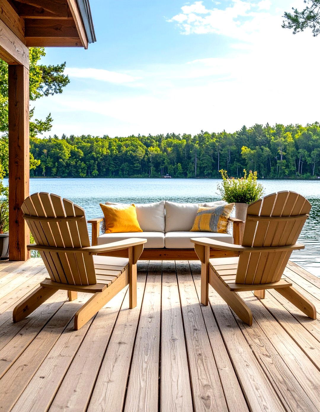 A Waterside Dock Lounge Room - 30 outdoor room ideas