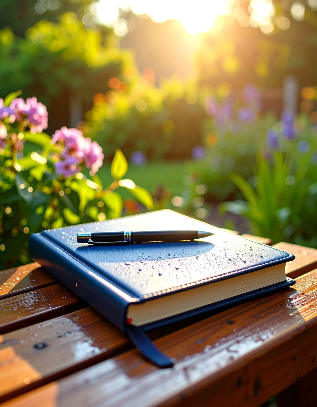 A Weather Resistant Garden Journal and Pen - 30 garden gift ideas
