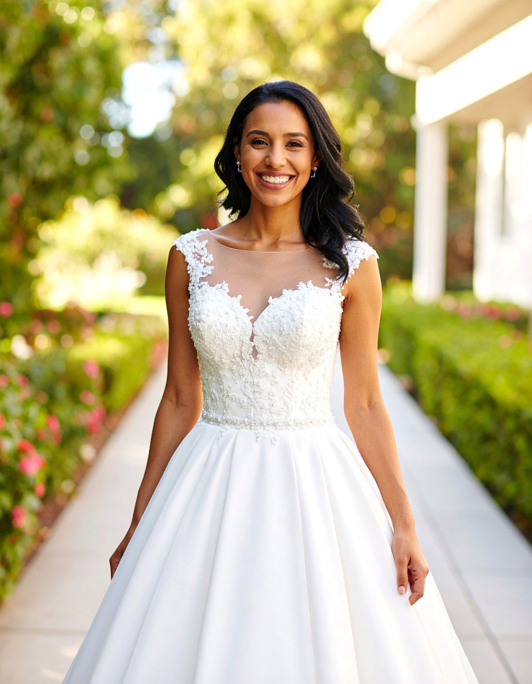 A Wedding Dress from a Secondhand Shop - 30 outdoor wedding ideas on a budget