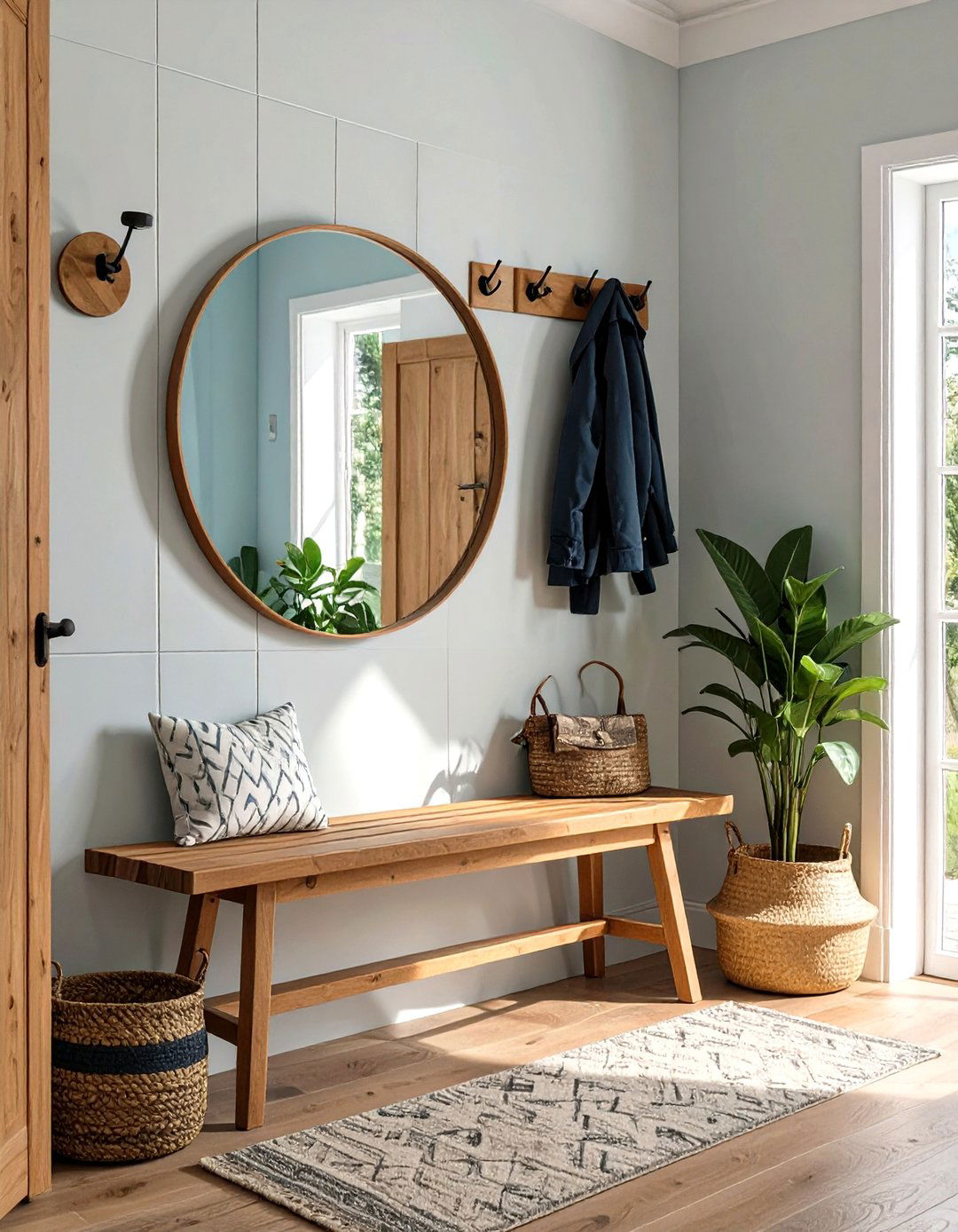 A Welcoming Scandinavian Entryway - 30 scandinavian interior design mrshomint ideas