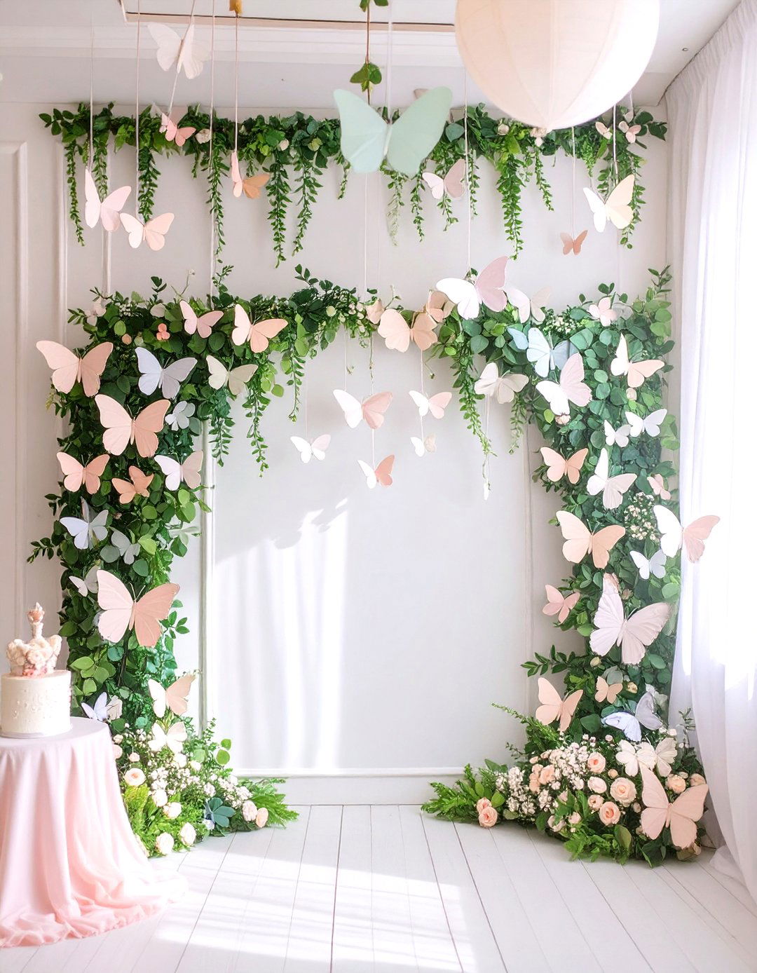 A Whimsical Butterfly Garden - 30 baby shower ideas for girls
