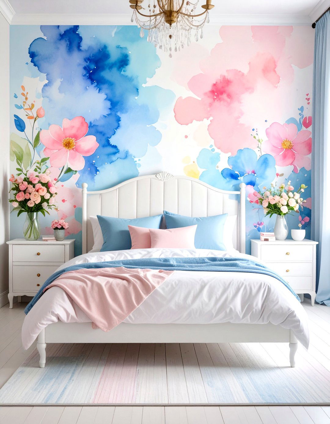 A Whimsical Watercolor Bedroom - 30 10 year old bedroom ideas girl