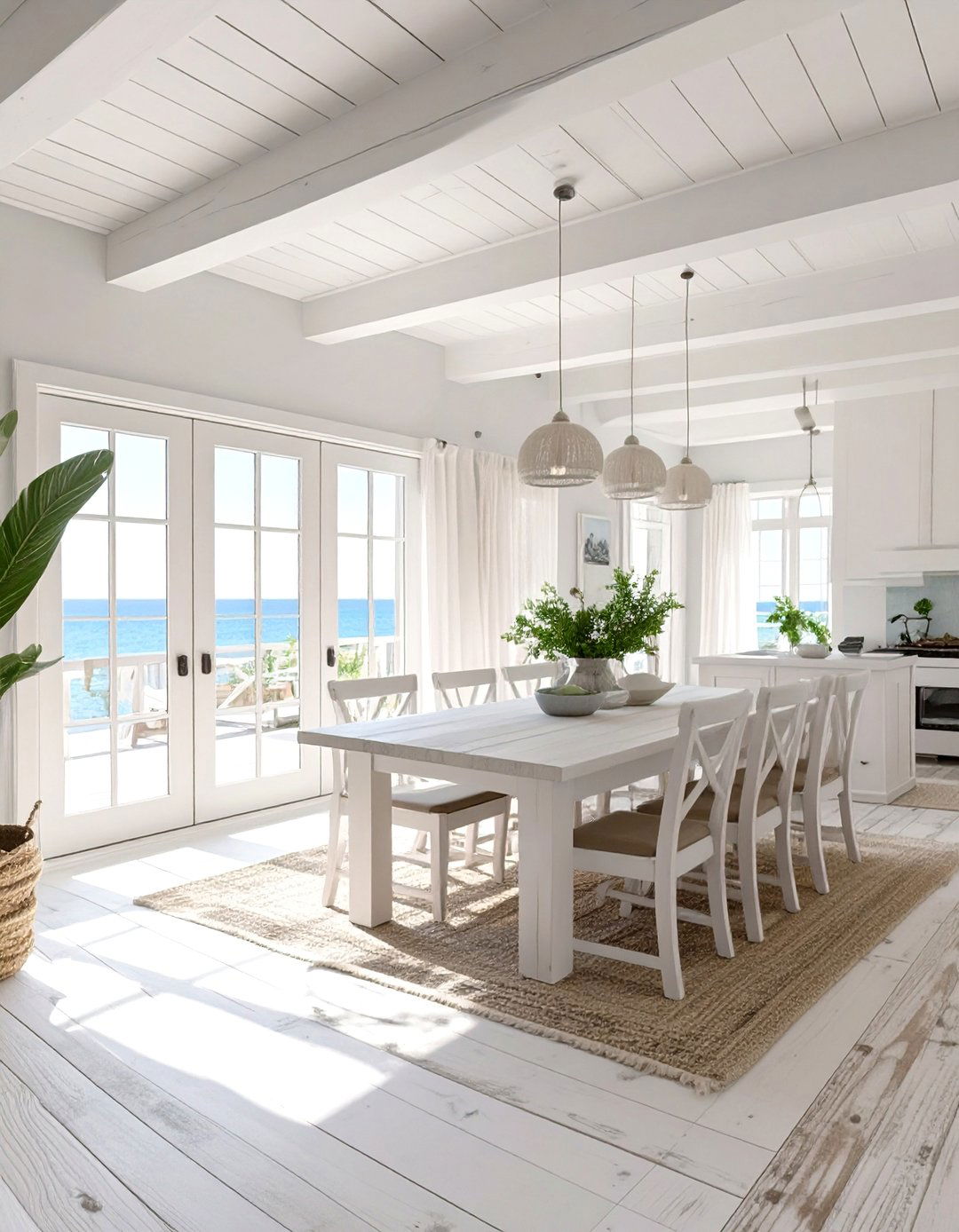 A Whitewashed Wood Finish Theme - 30 coastal interior design ideas
