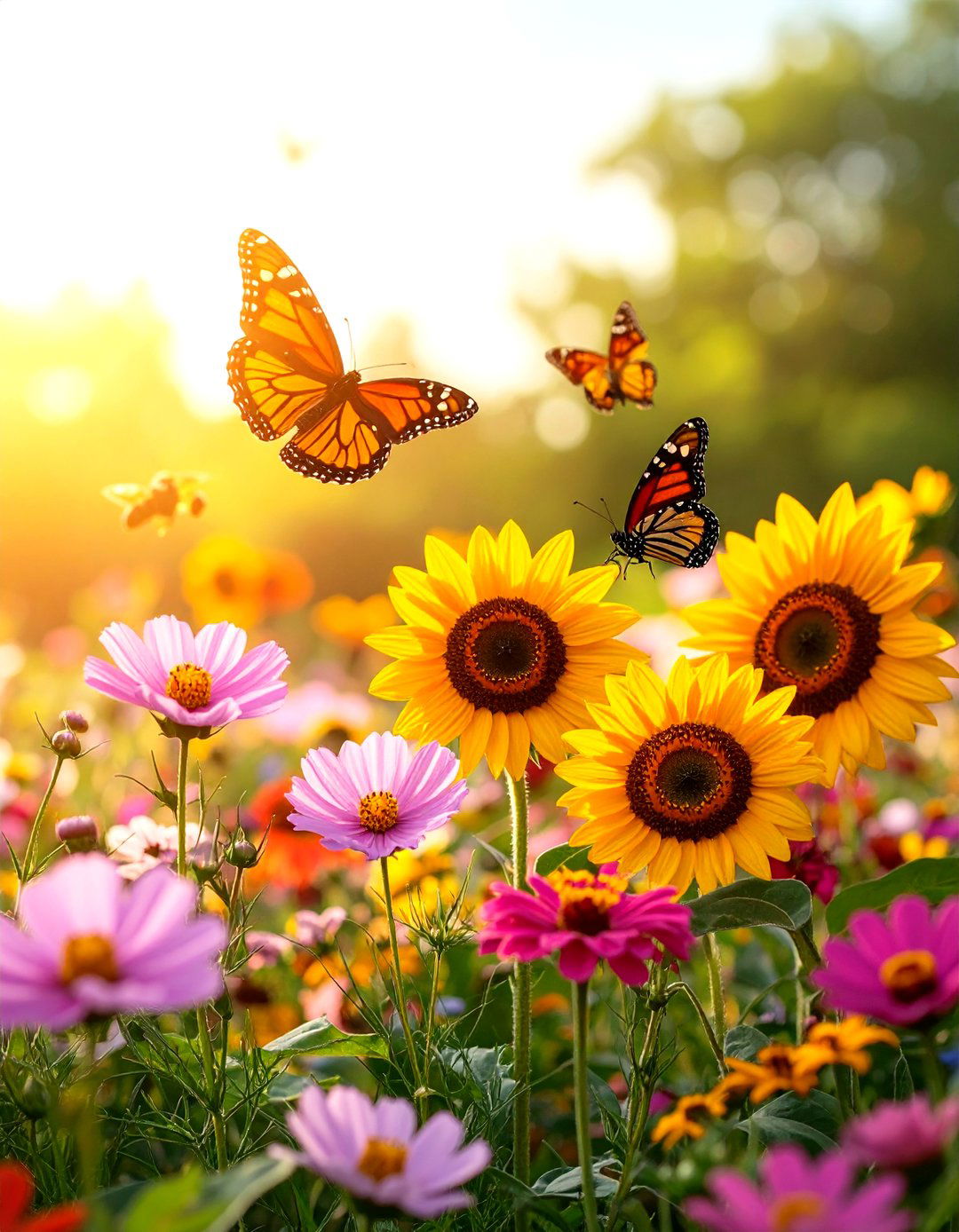 A Wildflower Cutting Garden for Pollinators - 30 layout pollinator garden design plans ideas