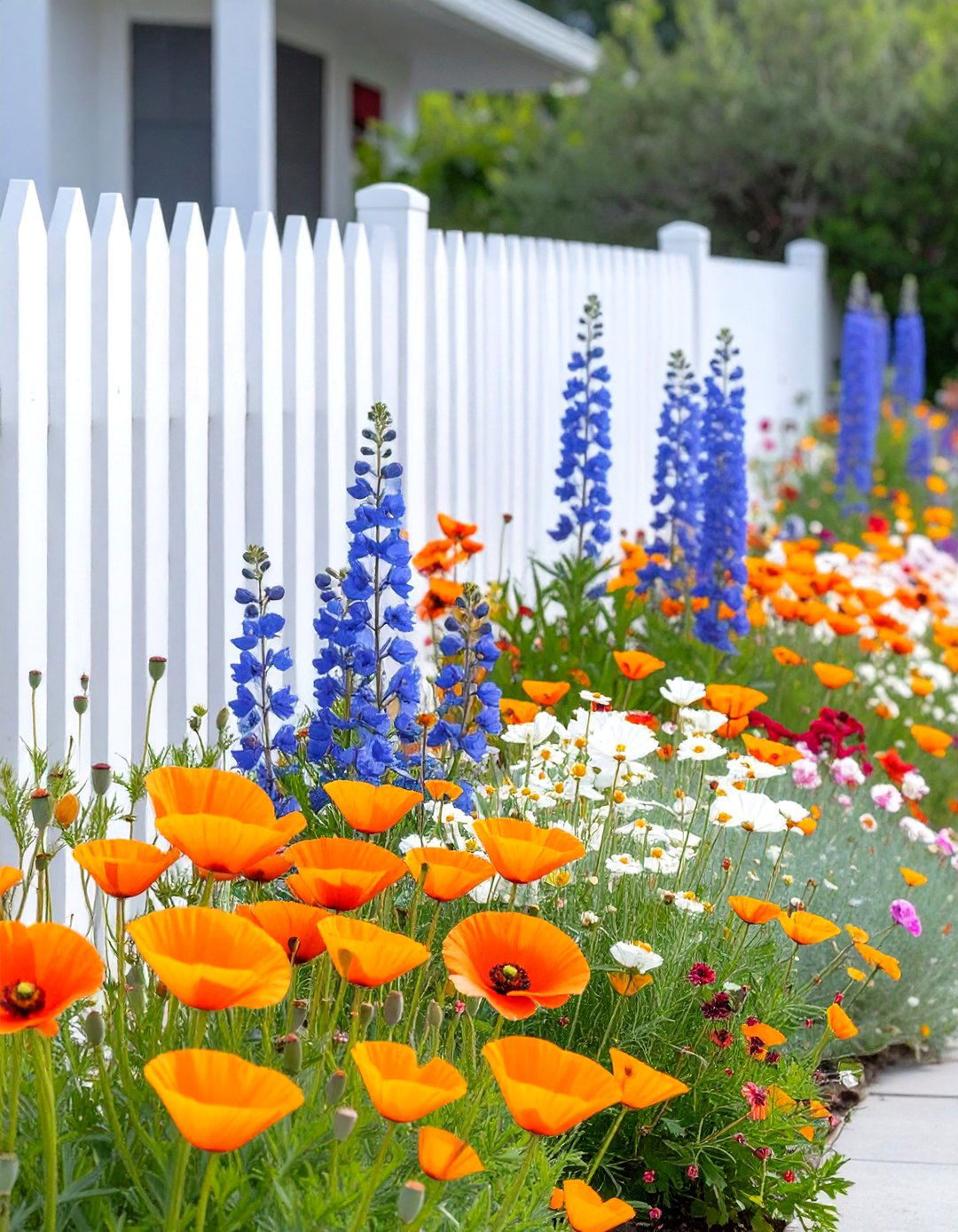 A Wildflower Garden Border - 30 wildflower garden ideas