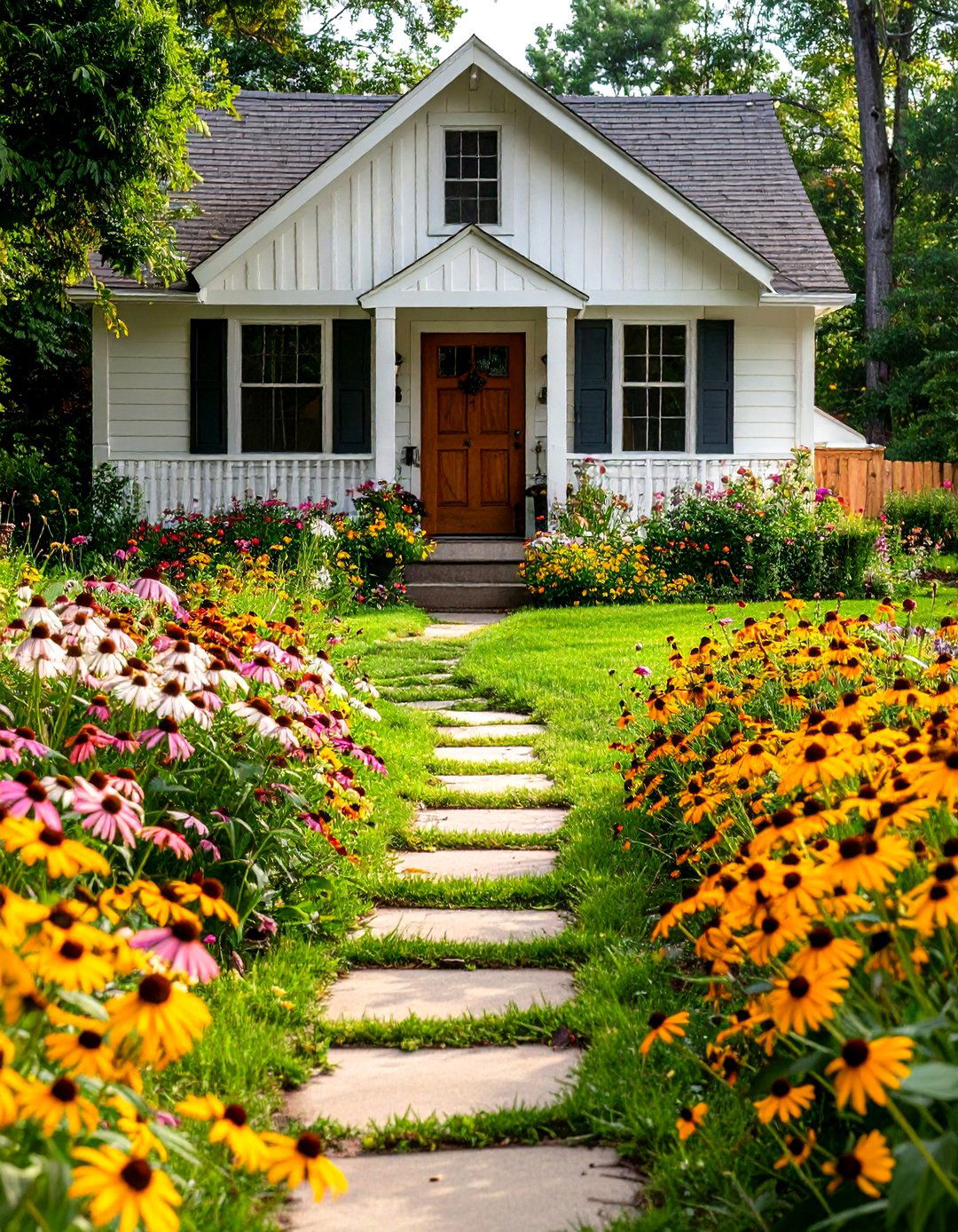 A Wildflower Meadow Front Yard - 30 landscaping ideas for small front yards