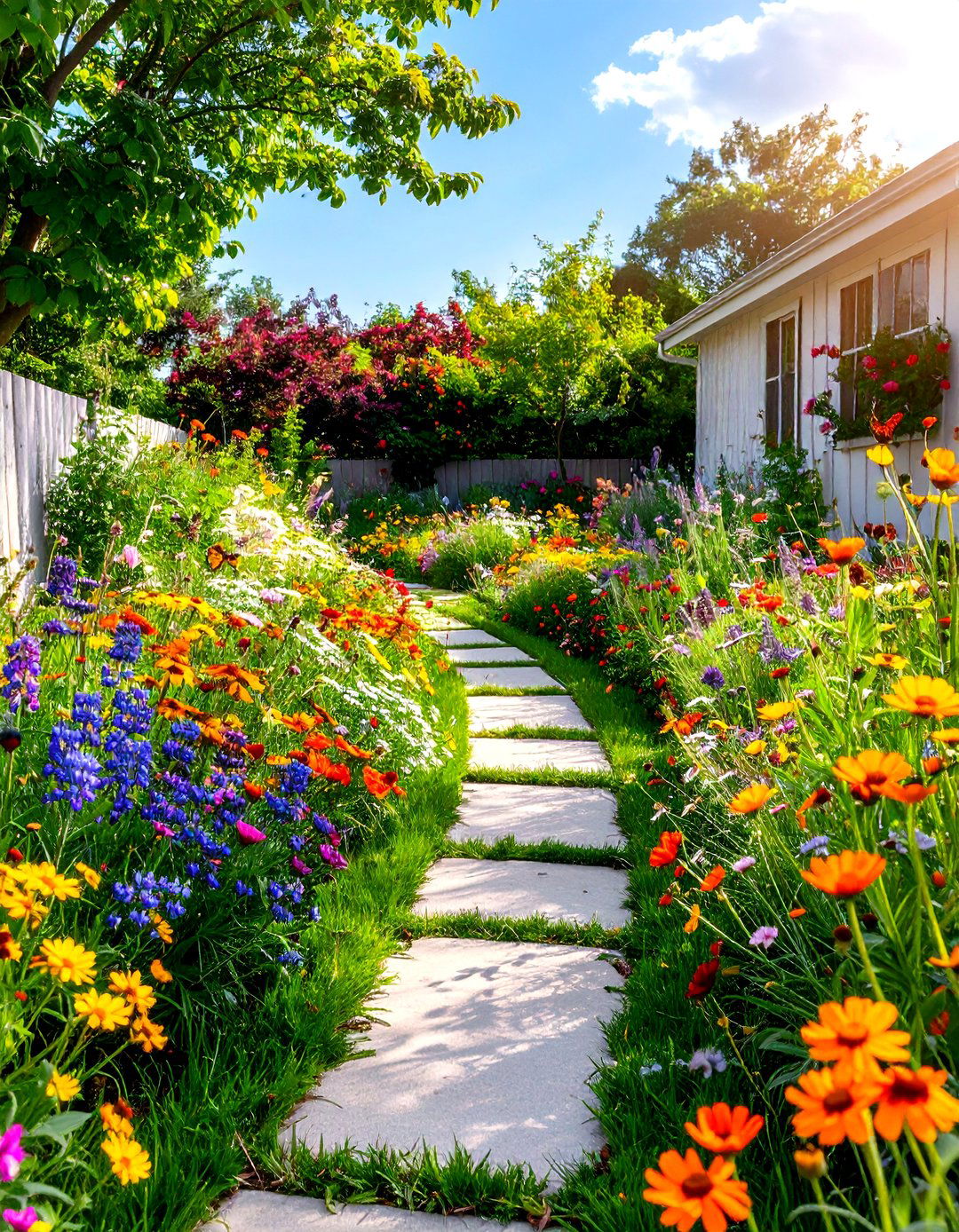 A Wildflower Meadow Front Yard - 30 landscaping ideas for front yard
