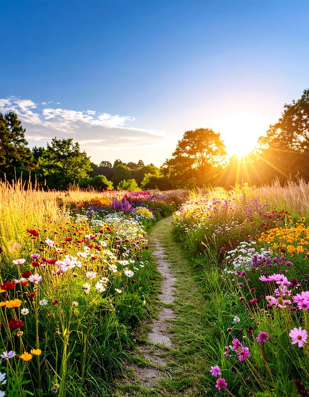 A Wildflower Meadow Garden - 30 easy garden ideas