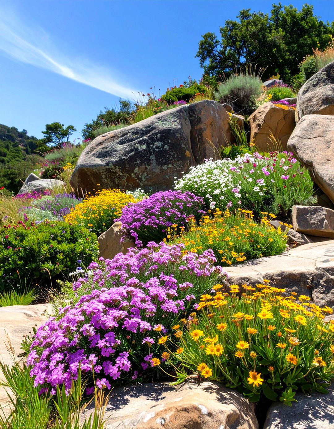 A Wildflower Rock Garden - 30 wildflower garden ideas