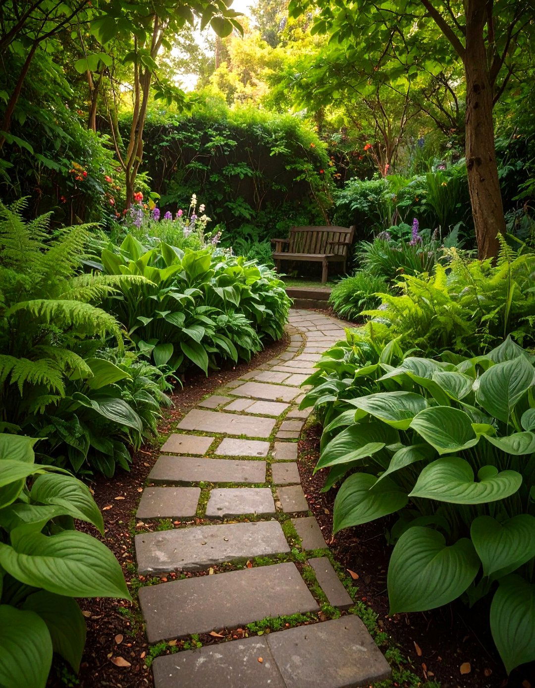 A Winding Path Discovery Garden - 30 cottage garden ideas