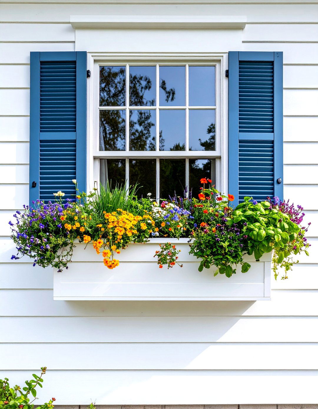 A Window Box Herb Garden Display - 30 layout herb garden design ideas
