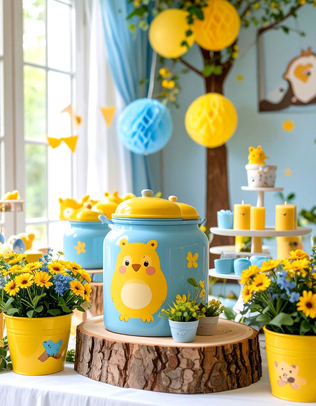 A Winnie the Pooh Hundred Acre Wood Shower - 30 baby shower theme ideas