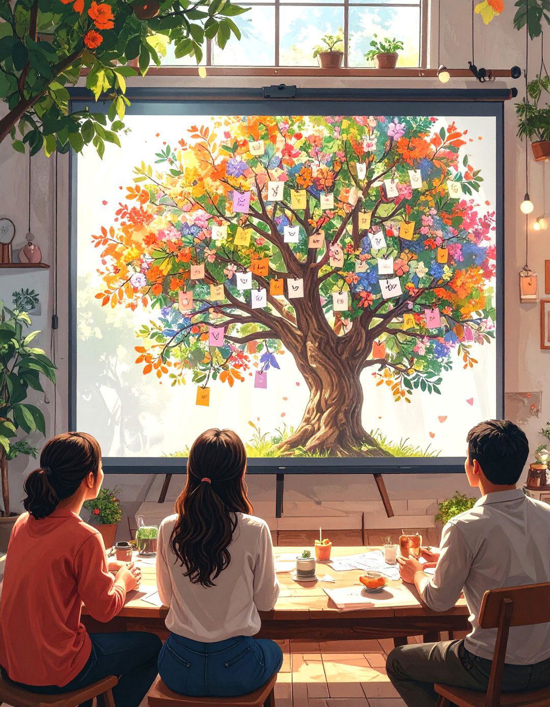 A Wish Tree for the Baby - 30 virtual baby shower ideas
