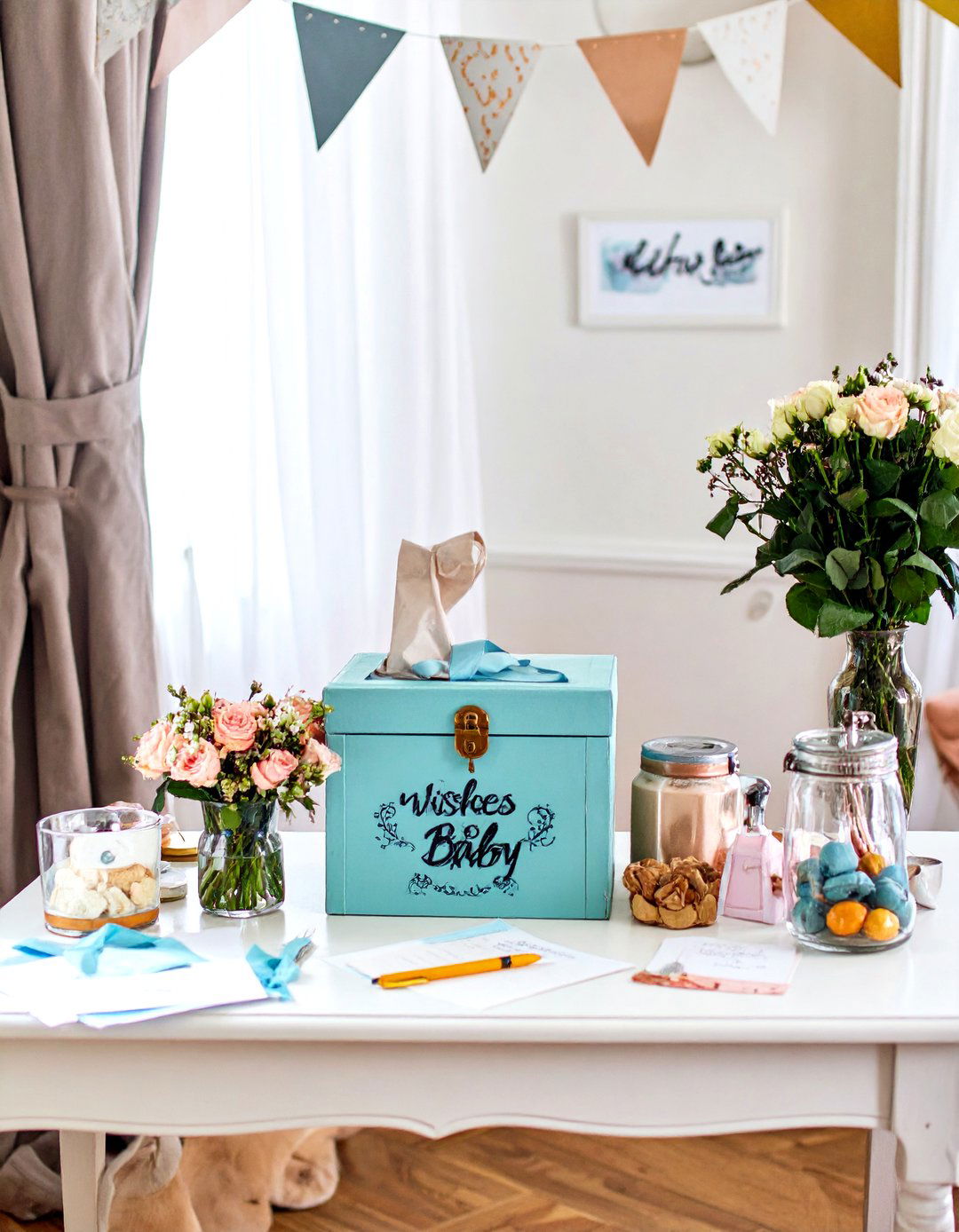 A Wishes for Baby Time Capsule - 30 small baby shower ideas