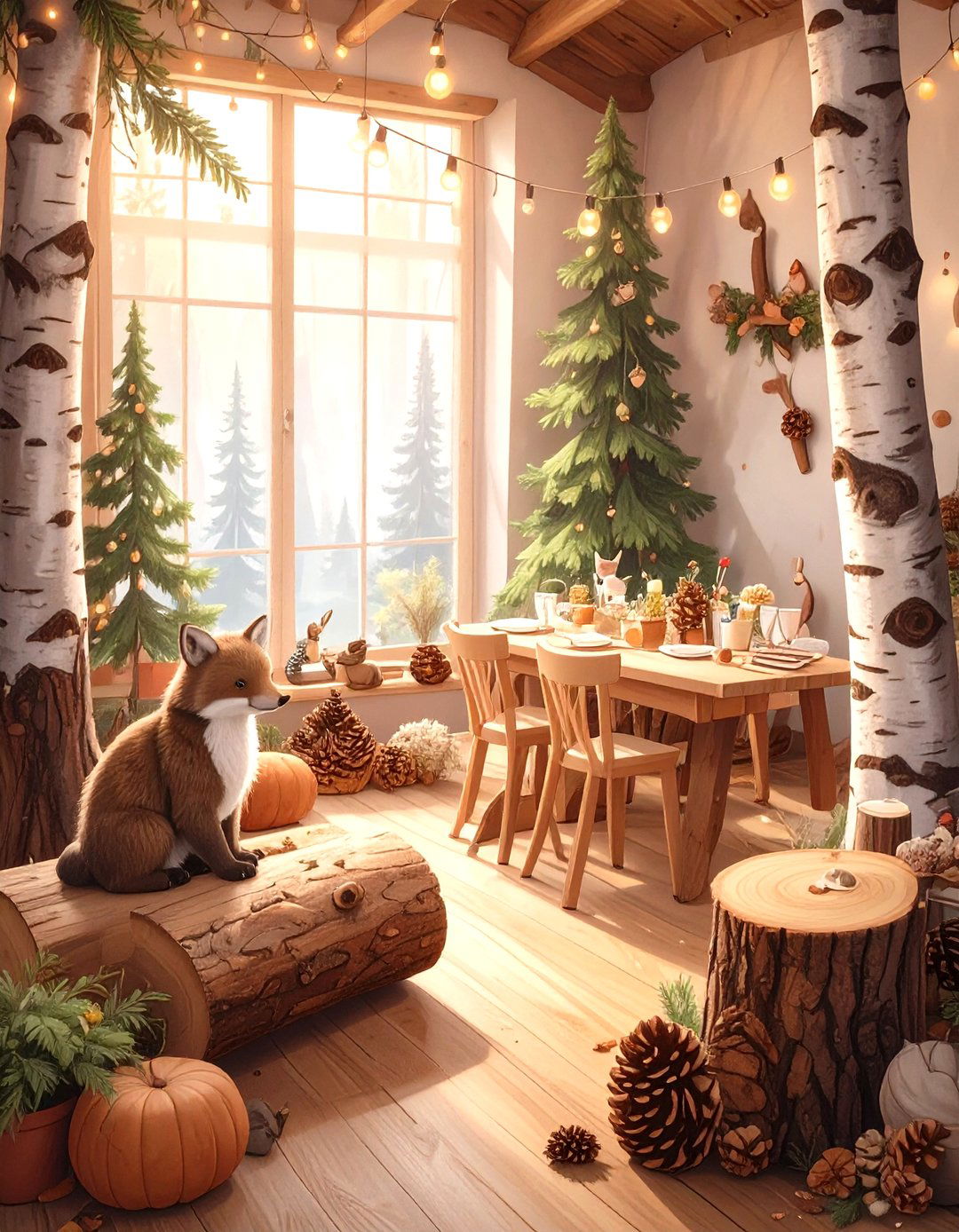A Woodland Creatures Rustic Theme - 30 office baby shower ideas