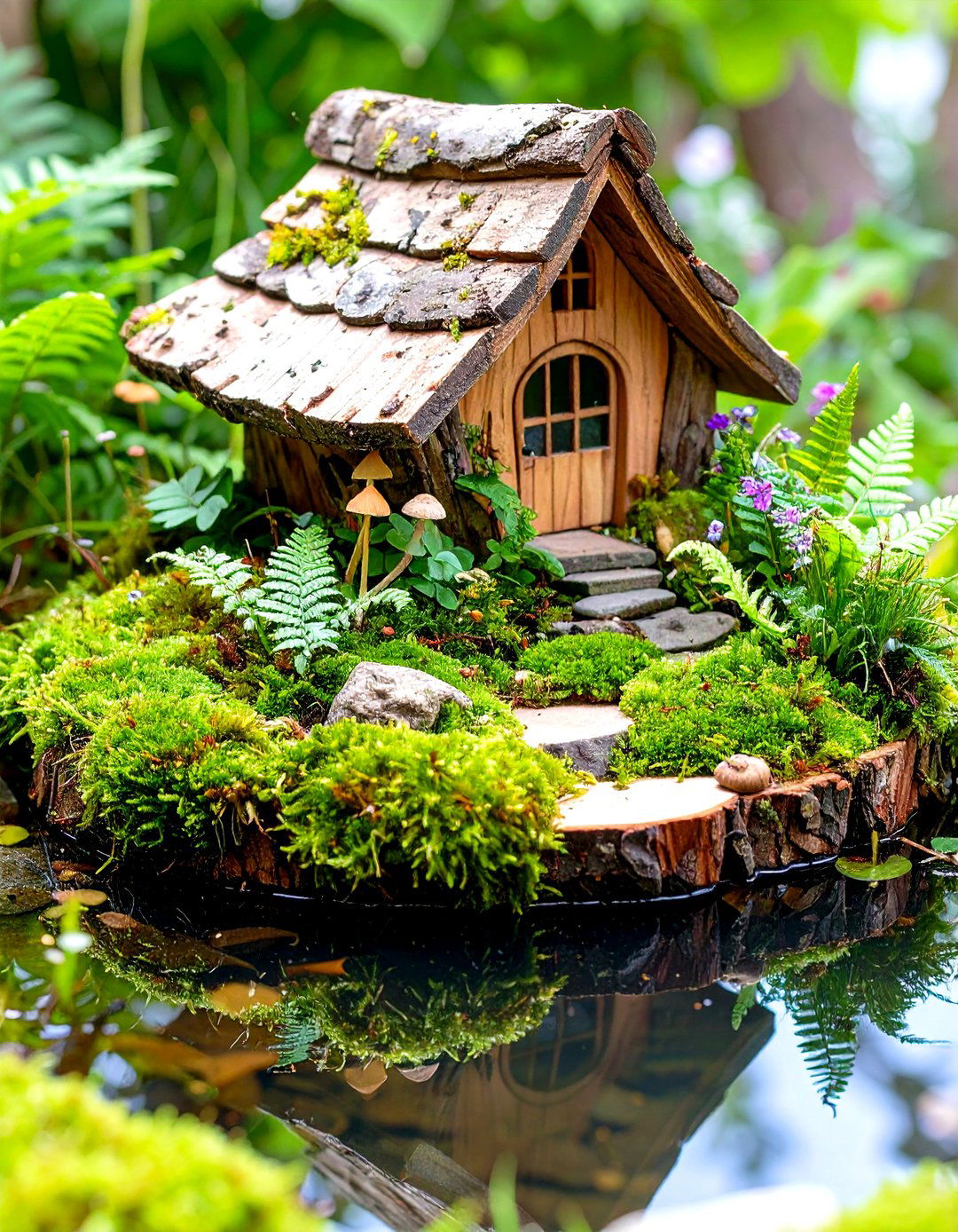 A Woodland Realm Fairy Garden - 30 fairy garden ideas landscaping