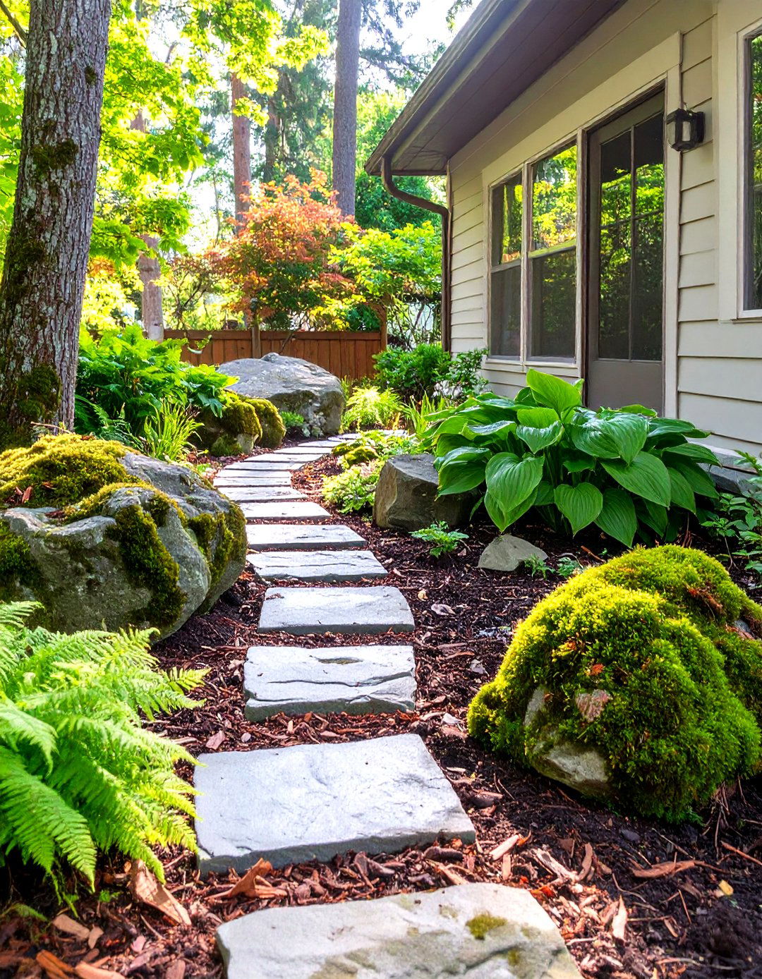 30 Low Maintenance Front Yard Landscaping Ideas With Rocks and Mulch ...