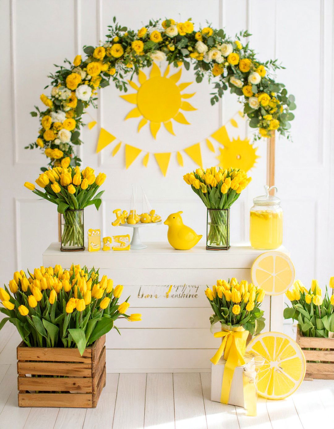 A You Are My Sunshine Floral - 30 baby in bloom baby shower ideas