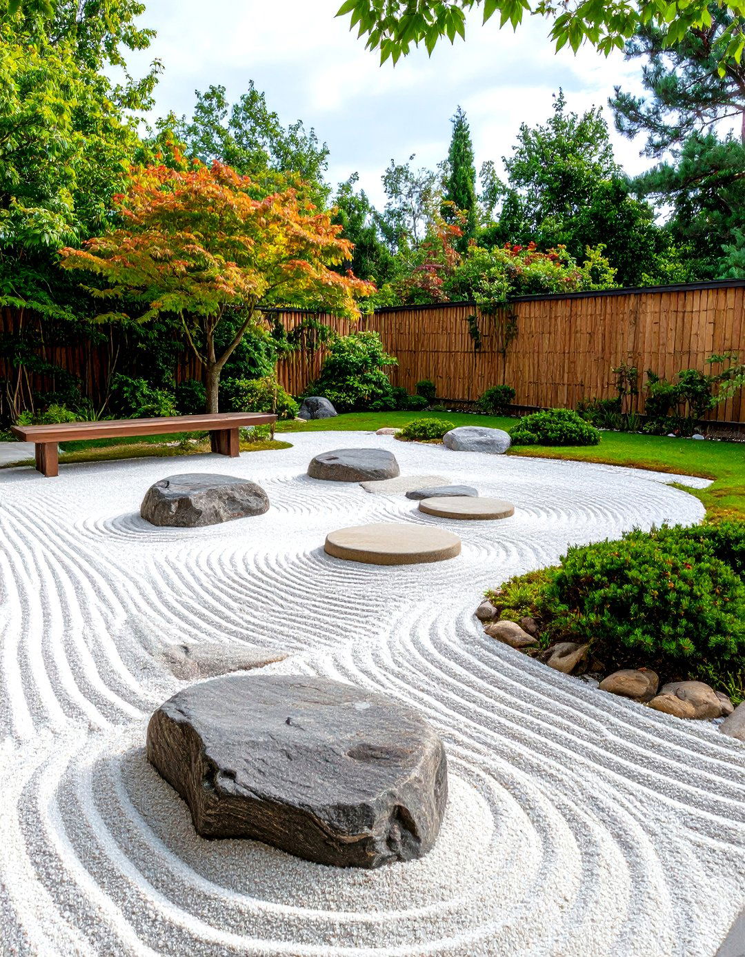 A Zen Garden Inspired Patio - 30 diy patio ideas on a budget